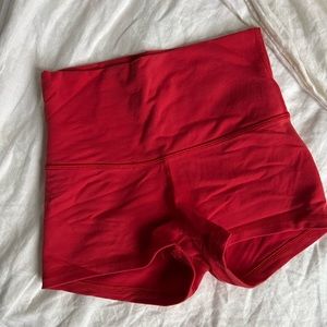 TNA XS RED Mini spandex short